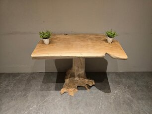 Wortelhouten eettafel 65x100x75cm - SR2584-07