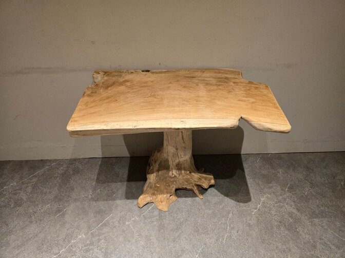 Wortelhouten eettafel 65x100x75cm - SR2584-07