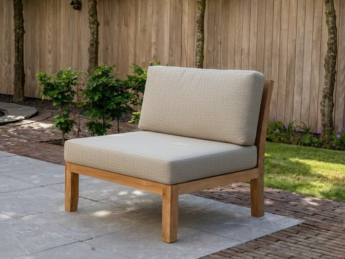 Kussen voor stoel New Ibiza 90cm - Taupe gemêleerd 180