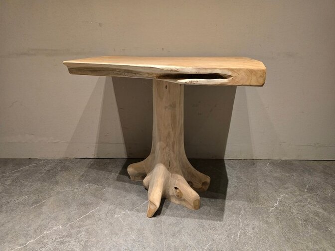 Wortelhouten eettafel 75x85x75cm - SR2584-09