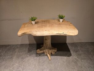 Wortelhouten eettafel 70x100x80cm - SR2584-10