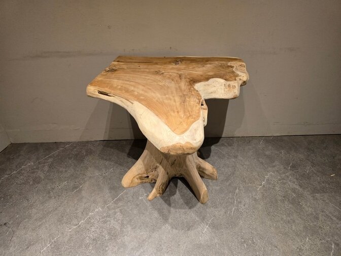 Wortelhouten eettafel 90x95x80cm - SR2584-13