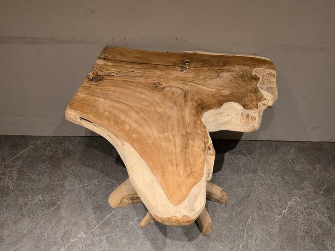 Wortelhouten eettafel 90x95x80cm - SR2584-13