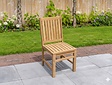 Tuinstoel Teak Torino verticaal zonder armleuning