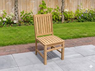 Tuinstoel Teak Torino verticaal zonder armleuning