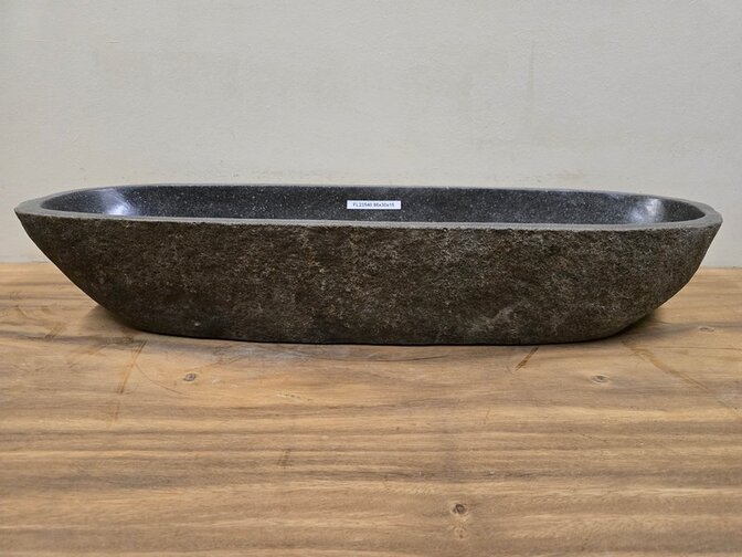 Wasbak natuursteen FL23540 - 86x30x15cm