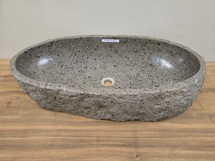 Wasbak natuursteen FL23542 - 78x40x16cm