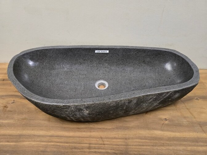 Wasbak natuursteen FL23543 - 85x40x15cm
