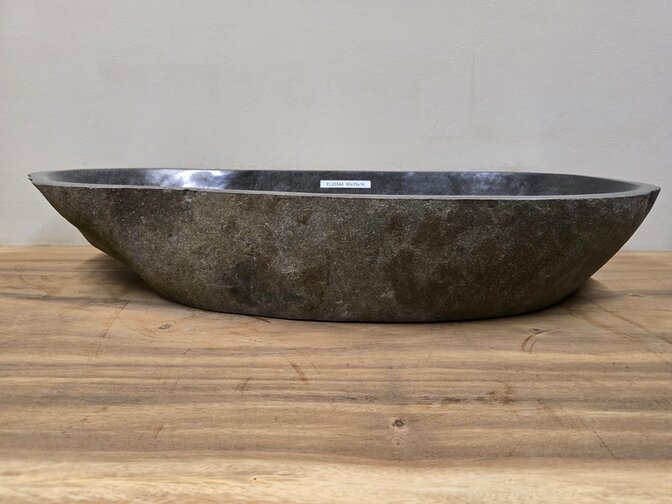Wasbak natuursteen FL23544 - 90x35x16cm