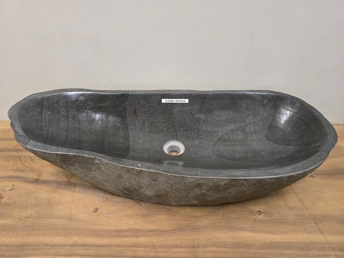 Wasbak natuursteen FL23544 - 90x35x16cm