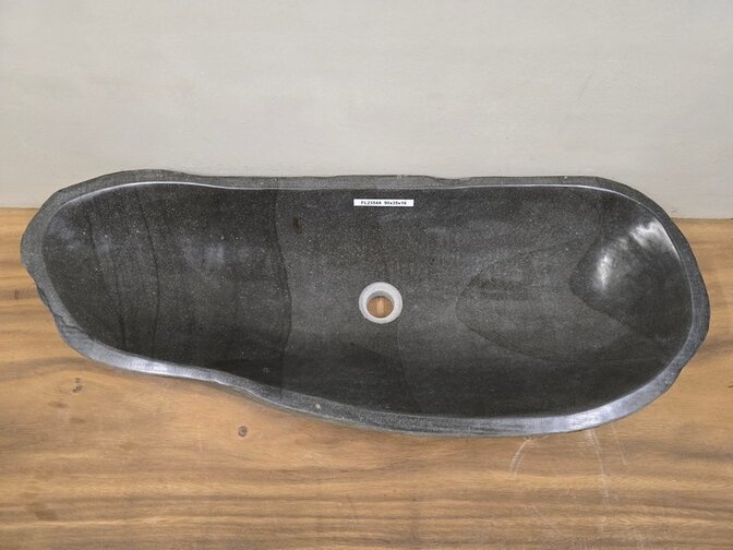 Wasbak natuursteen FL23544 - 90x35x16cm