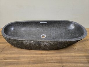 Wasbak natuursteen FL23546 - 90x37x15cm