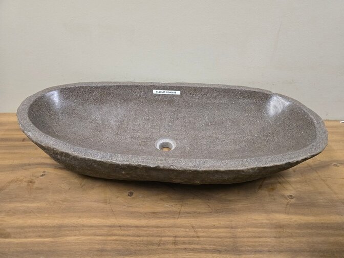 Wasbak natuursteen FL23547 - 85x40x15cm