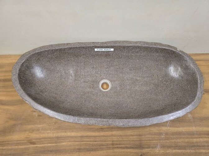Wasbak natuursteen FL23547 - 85x40x15cm