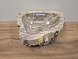 Waskom van versteend hout -47x37x15cm - FL23554
