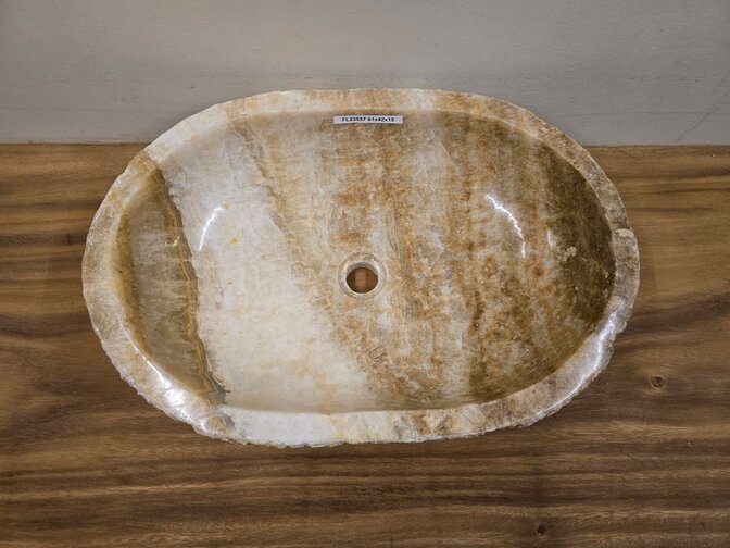 Onyx waskom - Ovaal - 61x42x15cm - FL23557