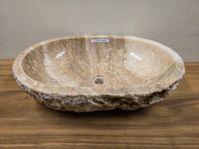 Onyx waskom - Ovaal - 62x42x15cm - FL23560