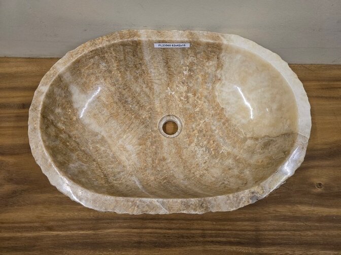 Onyx waskom - Ovaal - 62x42x15cm - FL23560