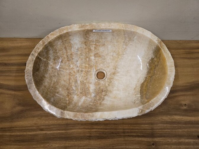 Onyx waskom - Ovaal - 62x42x15cm - FL23561