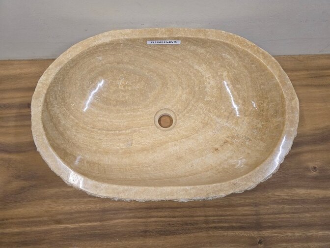 Onyx waskom - Ovaal - 61x42x15cm - FL23562