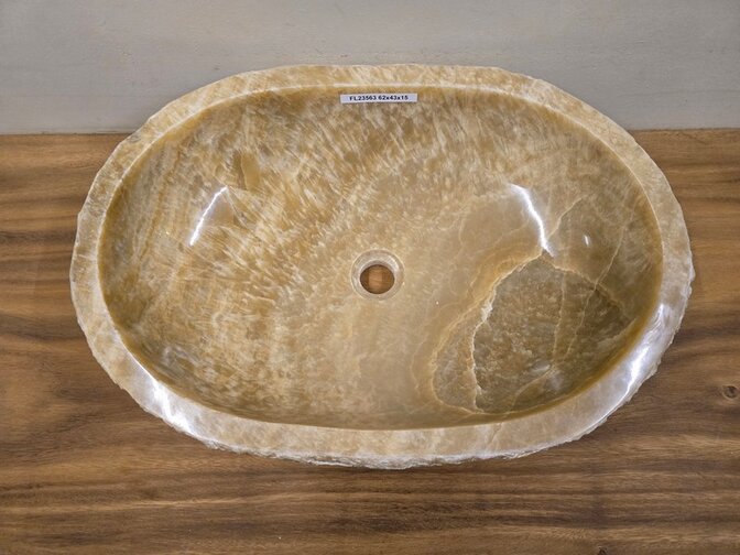 Onyx waskom - Ovaal - 62x43x15cm - FL23563