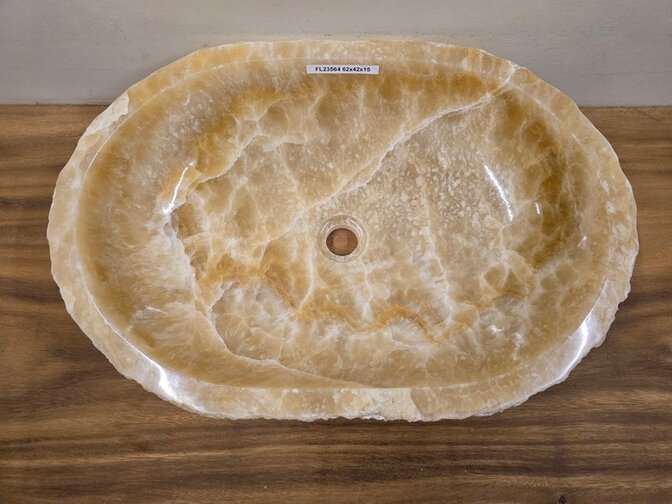 Onyx waskom - Ovaal - 62x42x15cm - FL23565