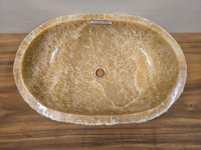 Onyx waskom - Ovaal - 61x41x15cm - FL23566