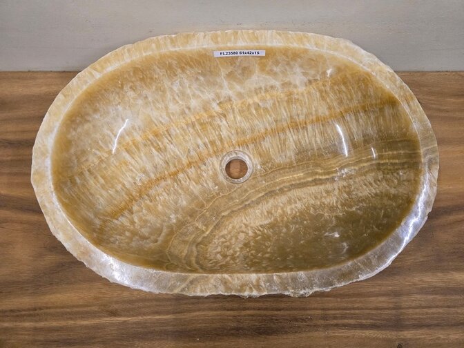 Onyx waskom - Ovaal - 61x42x15cm - FL23580