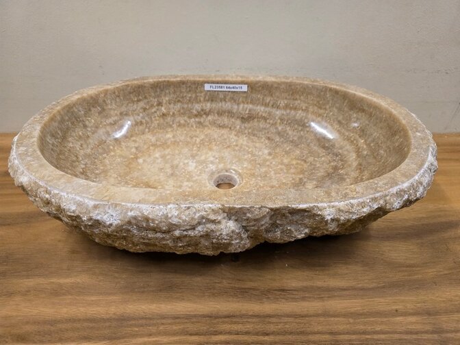 Onyx waskom - Ovaal - 64x40x15cm - FL23581