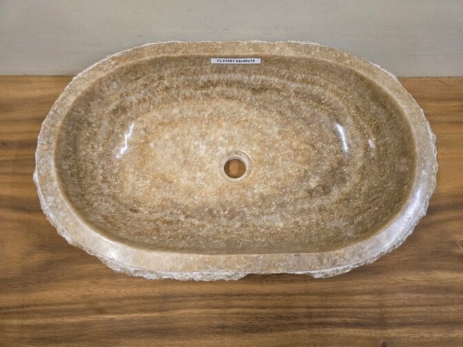 Onyx waskom - Ovaal - 64x40x15cm - FL23581