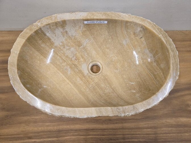 Onyx waskom - Ovaal - 57x36x15cm - FL23582