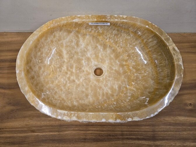 Onyx waskom - Ovaal - 61x40x15cm - FL23588