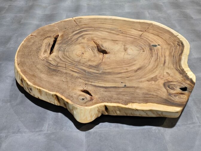 Ronde boomstamtafel 125/140cm CA15-725