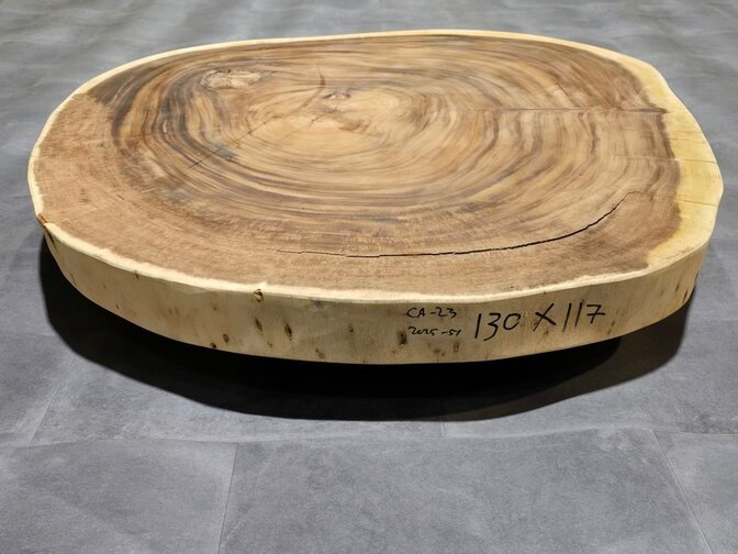 Ronde boomstamtafel 120/125cm CA23-725