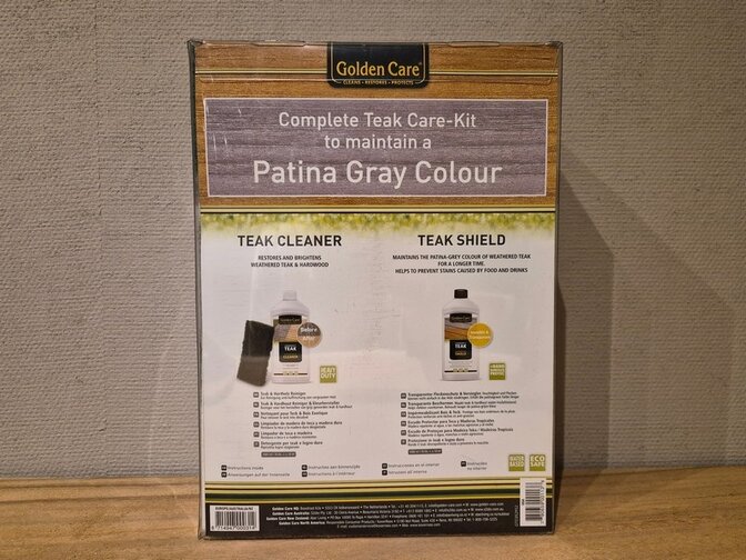 Golden Care - Teak onderhoudspakket met Shield