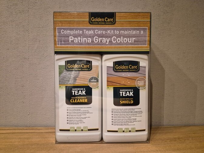Golden Care - Teak onderhoudspakket met Shield