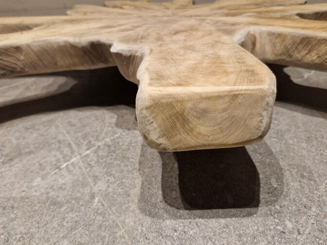 Teak Salontafelblad 100x120x6cm - RI25111-04