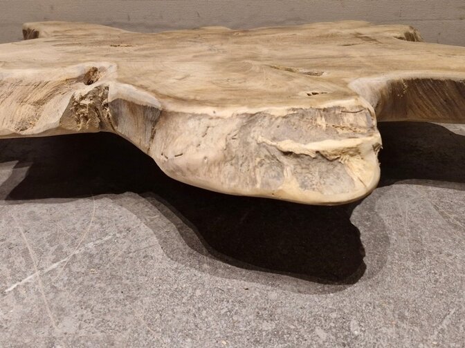 Teak Salontafelblad 100x105x6cm - RI25111-06