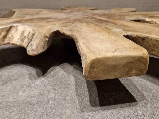 Teak Salontafelblad 100x120x6cm - RI25111-07