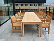 Teak houten tuintafel Napoli 400cm
