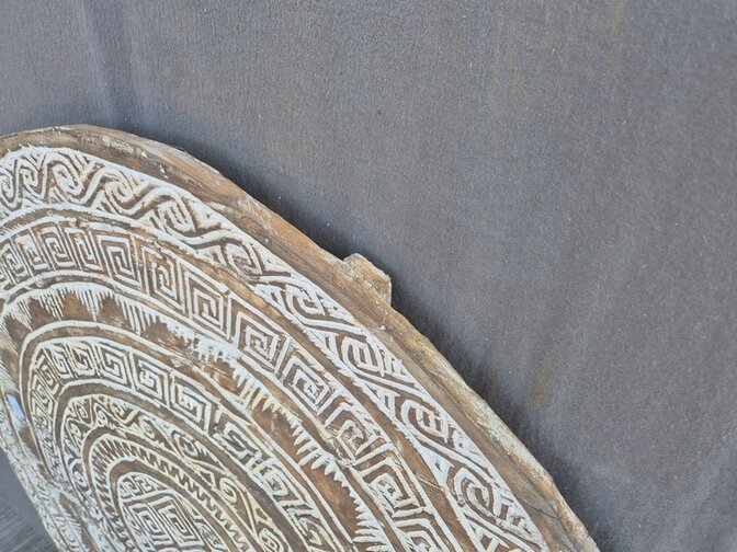 Decoratie wandpaneel rond 100cm  - SKA2611-08