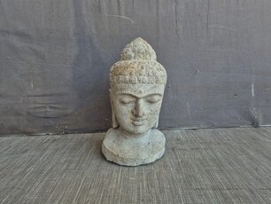 Stenen Boeddha hoofd - 45cm