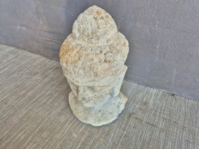 Stenen Boeddha hoofd - 45cm