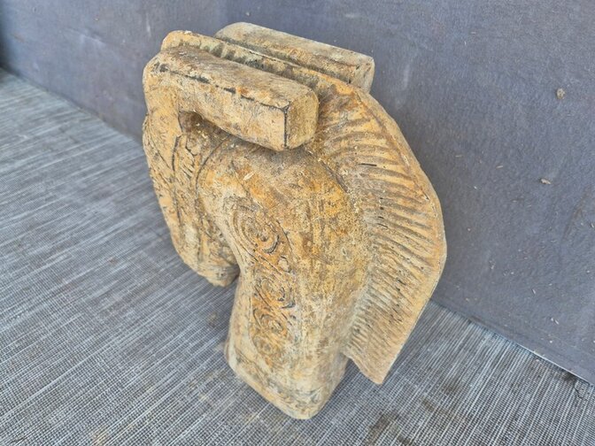 Paardenhoofd hout  - 40cm
