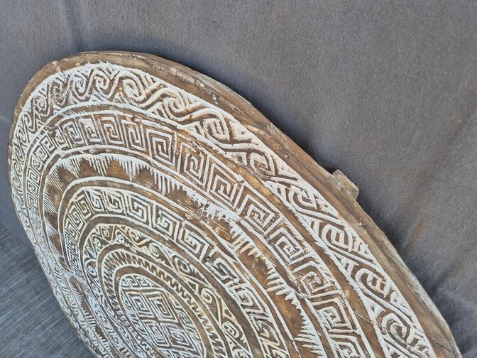 Decoratie wandpaneel rond 100cm  - SKA2611-08