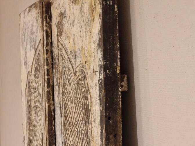 Indonesische oude deur 64x190cm