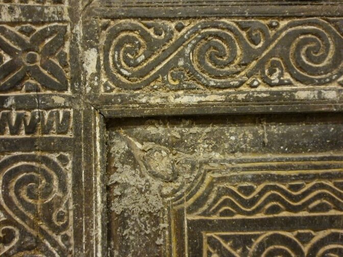 Set Indonesische oude deur 112x215cm