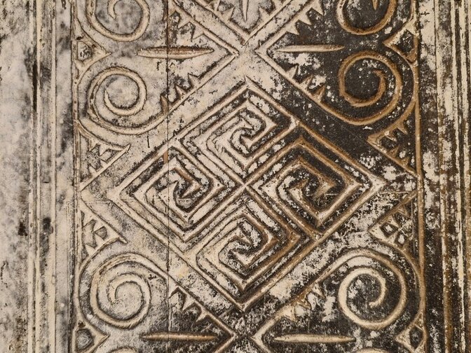 Set Indonesische oude deur 112x215cm