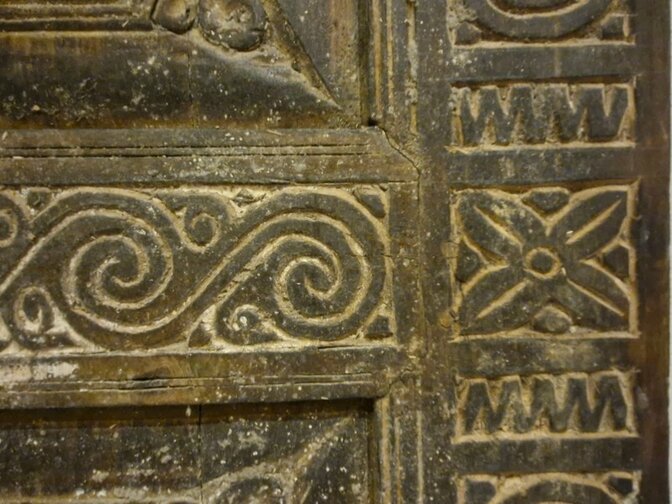 Set Indonesische oude deur 112x215cm