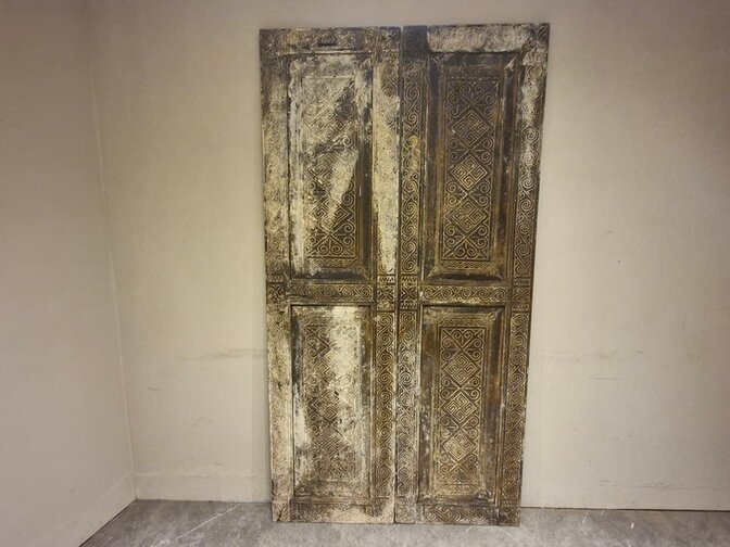 Set Indonesische oude deur 112x215cm